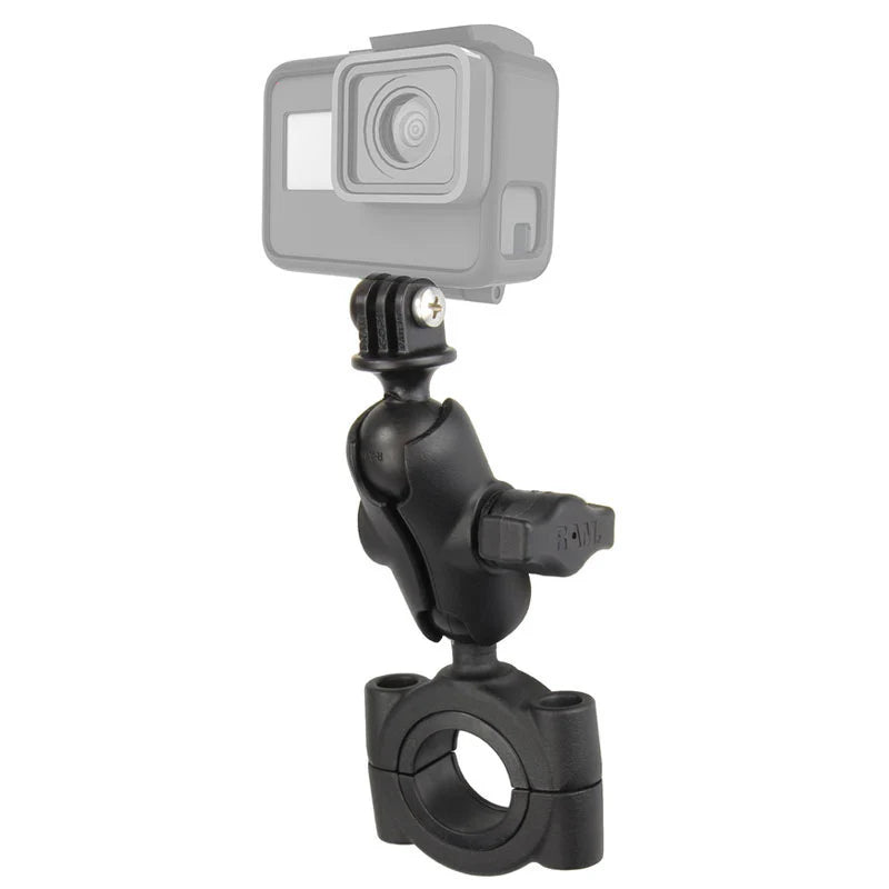 RAM® Torque™ Large Rail Base with Universal Action Camera Adapter (RAM-B-408-112-15-A-GOP1U)