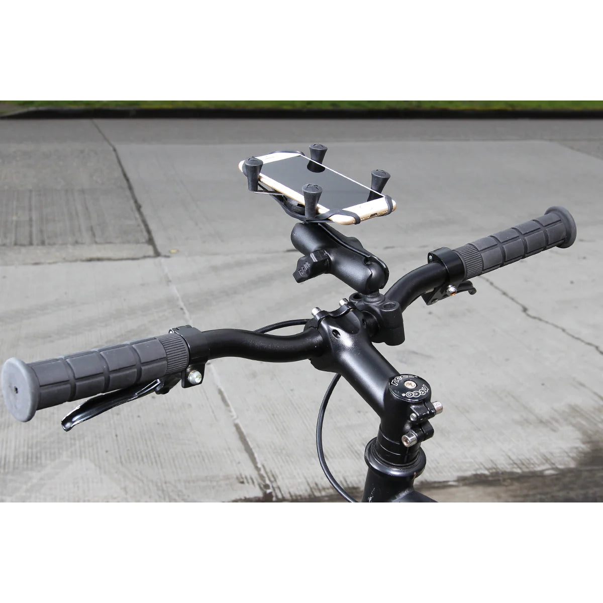 RAM Torque Handlebar with 1" Ball Medium Arm and RAM® X-Grip® for Phones (RAM-B-408-75-1-UN7U)