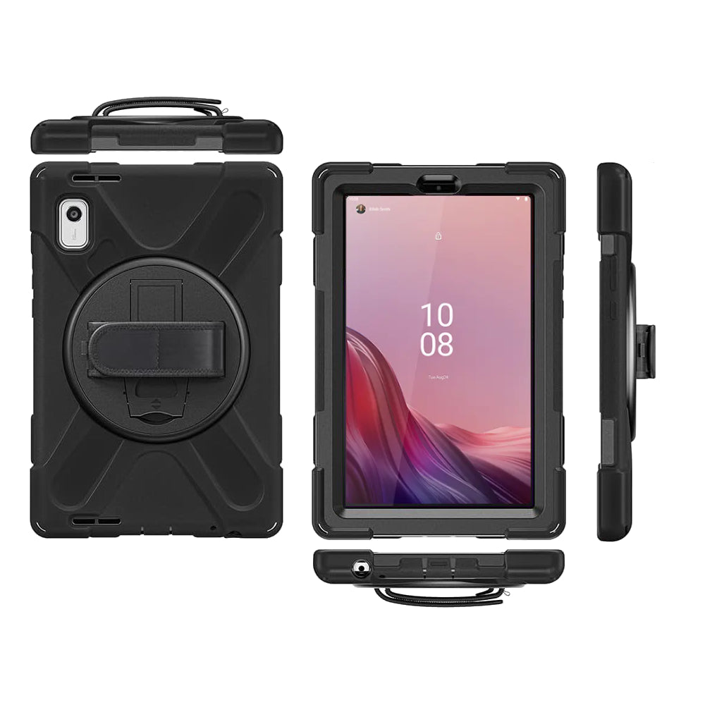 Strike Rugged Case with Hand Strap and Lanyard for Lenovo Tab M9 9"