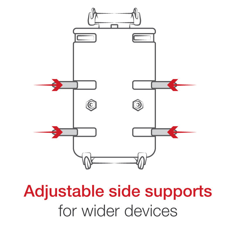 RAM® Quick-Grip™ XL Spring-Loaded Phone Mount with Drill-Down Base (RAM-B-138-PD4U)