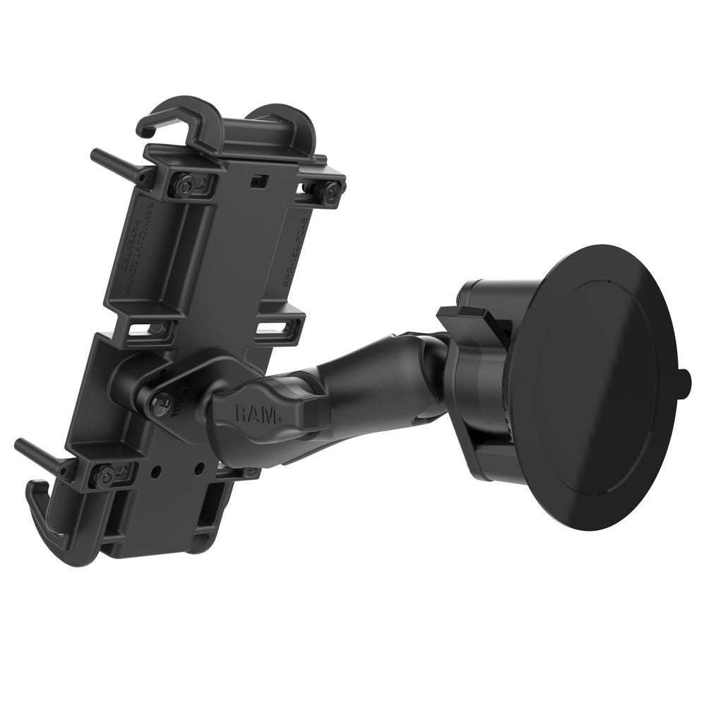 RAM® Quick-Grip™ XL Phone Mount with Twist-Lock™ Suction Cup - Medium (RAM-B-166-PD4U)