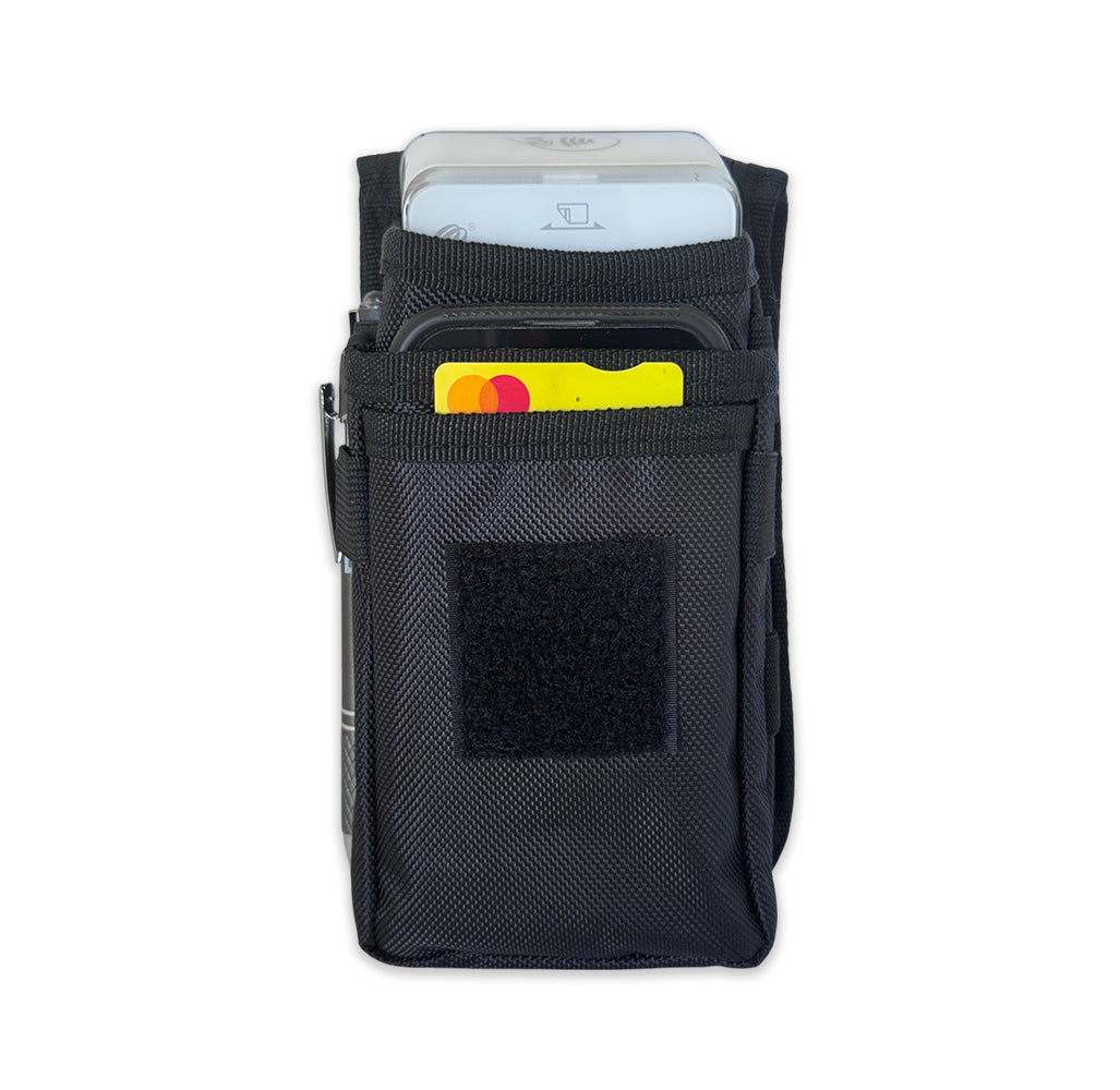 Strike Mobile Payment Terminal & Phone Pouch with Shoulder Strap and Belt Clip