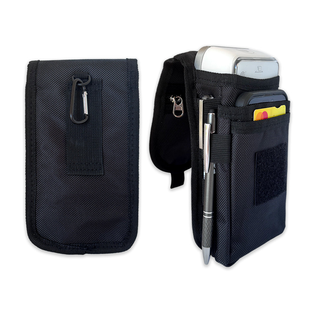 Strike Mobile Payment Terminal & Phone Pouch with Shoulder Strap and Belt Clip