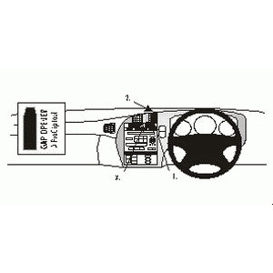 ClicOn No Holes Dash Mount for Saab 9-5 98-05