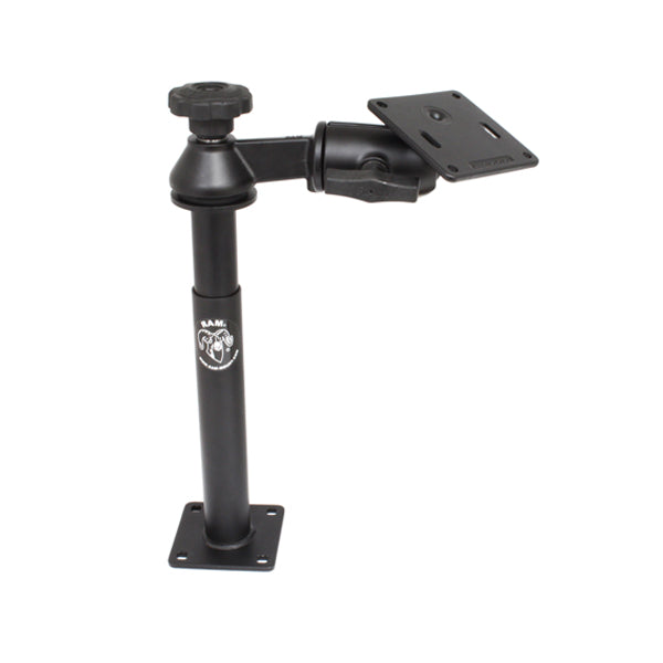 RAM Single Swing Arm with Male Tele-Pole Female Tele-Pole & Square Base (RAM-VP-SW2-89-2461)